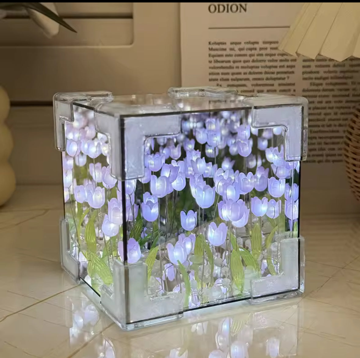 Tulips Lamp (Assembled) | Home Decor | Heartwarming Gift
